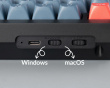 V6 Max QMK ISO Trådløst Mekanisk Tastatur [Gateron Jupiter Banana]