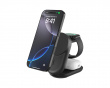 UltraCharge 3-i-1 Qi2 Trådløs Lader - Svart