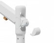 Gulvstativ med justerbar arm for TV - Hvit