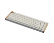K6 HE SE Trådløst QMK Tastatur [Gateron 2.0 Purple Magnetic Switch] - Wood White