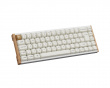 K6 HE SE Trådløst QMK Tastatur [Gateron 2.0 Purple Magnetic Switch] - Wood White