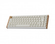 K6 HE SE Trådløst QMK Tastatur [Gateron 2.0 Purple Magnetic Switch] - Wood White