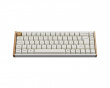 K6 HE SE Trådløst QMK Tastatur [Gateron 2.0 Purple Magnetic Switch] - Wood White