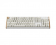 K10 HE SE Trådløst QMK Tastatur [Gateron 2.0 Purple Magnetic Switch] - Wood White