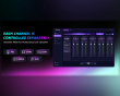 AmpliGame AM8PROT Mikrofon med bomarm - Hvit