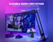 AM8T USB/XLR Dynamisk Mikrofon og Boom-arm - Svart