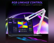 RGB Metall Mikrofon Arm - Hvit