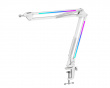 RGB Metall Mikrofon Arm - Hvit