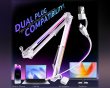 RGB Metall Mikrofon Arm - Hvit