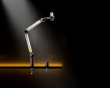 Aluminium Dynamisk RGB Mikrofon Arm - Hvit
