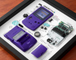 Retro Art Nintendo Gameboy Color Konsoll Display - Lilla