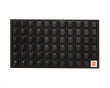 THT Doubleshot PBT Backlit Low-Profile 65-Key - Choc V1 - Svart