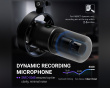 AmpliTank K688 USB/XLR Dynamisk Mikrofon - Svart