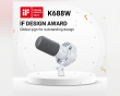 AmpliTank K688 USB/XLR Dynamisk Mikrofon - Hvit