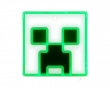 Minecraft Creeper Veggmonterbart Led Neon Lys