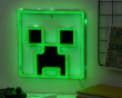 Minecraft Creeper Veggmonterbart Led Neon Lys
