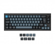 Q2 Pro Hotswap Knob ISO Tastatur - Svart [K Pro Banana]