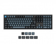 Q6 Pro Hotswap Knob ISO Tastatur – Svart [K Pro Banana]