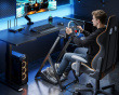 Sammenleggbar Racing Simulator Rattstativ med Stol Festespor