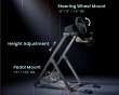 Sammenleggbar Racing Simulator Rattstativ med Stol Festespor