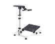 Racing Simulator Wheel Stand with Gear Shifter - LRS11 - Hvit