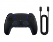 Playstation 5 DualSense V3 Trådløs + USB Kabel for PC - Midnight Black