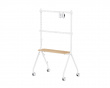 Easel Studio Mobilt TV-stativ med hjul – Hvit