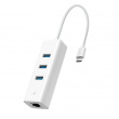 UE330C USB Type-C 3-ports Hub & Gigabit Ethernet Adapter