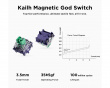 Jet 75 E‑sport Tastatur - Black Topographic [Kailh Magnetic God Switch]