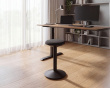 Ergonomisk Høydejusterbar Wobble Stol & Krakk - Svart
