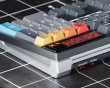 DP104 ANSI-tastatur - Mecha Grey [Rye Linear]
