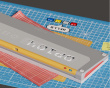 DP104 ANSI-tastatur - Powder White [Rye Linear]