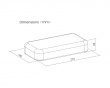 Memory Foam Armleneputer - Svart