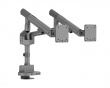 Monitorarm med USB-A & USB-C Porter - 2 Skjermer - 17-35