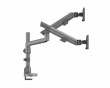 Monitorarm med USB-A & USB-C Porter - 2 Skjermer - 17-35