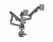 Skjermarm med USB-A & USB-C Porter - 3 Skjermer - 17-27