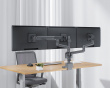 Skjermarm med USB-A & USB-C Porter - 3 Skjermer - 17-27