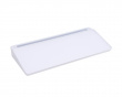 Glass Skrivebord Whiteboard med Stativ 40 cm - Hvit