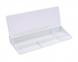 Glass Skrivebord Whiteboard med Stativ 40 cm - Hvit