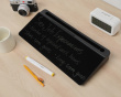 Glass Desktop Whiteboard med Stativ 40 cm - Svart