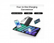 EnerFill FC11 Digital Display Power Bank med Dobbelt Kabel 22.5W 10000mAh - Cosmic Black