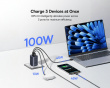 PicoGo AE11 Hurtiglader 2C+U 100W - Svart