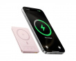 PicoGo AM41 Ultratynn Qi2 Magnetisk Powerbank 27W 10000mAh - Rosa