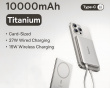 PicoGo AM41 Ultratynn Qi2 Magnetisk Powerbank 27W 10000mAh - Titan