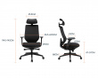 Helix Ergonomisk Kontorstol - Svart