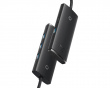 Lite Series 4-ports Type-C HUB-adapter - Svart