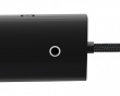 Lite Series 4-ports Type-C HUB-adapter - Svart