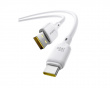 Silky Series Hurtiglading Kabel USB til Type-C 100W - 1m - Hvit