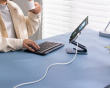 Silky Series Hurtiglading Kabel USB til Type-C 100W - 1m - Hvit