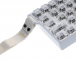 Flash 68 PRO HE Tastatur - Hvit